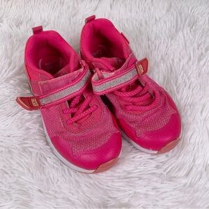 Stride Rite Pink light up Athletic Shoes toddler girl 10
